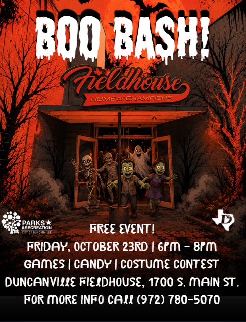 duncanvillefh's tweet photo. Frights + Lots of FUN! Join Us! 

FREE EVENT!

For More Info: (972) 780-5070 https://t.co/FlDzyA7ndS