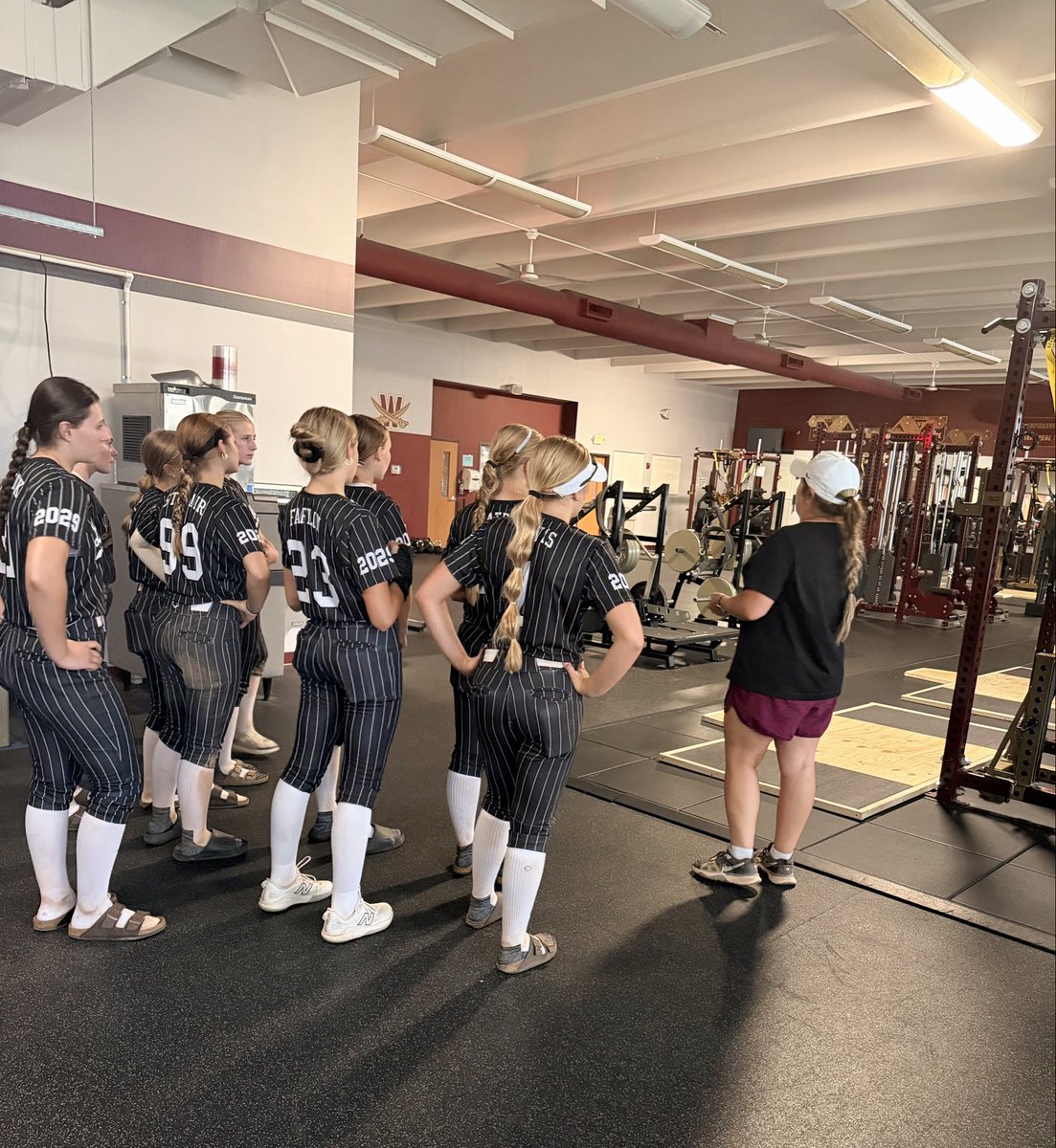 lasers2029's tweet photo. Thank you so much Coach @kwoolf42  for the tour of Walsh University. We appreciate being shown what a day on the @WalshUSoftball can look like and what it means to be a Cavalier and the culture that surrounds the name. Our girls loved and valued the time with you and the team! https://t.co/Vg0LIlwmwJ