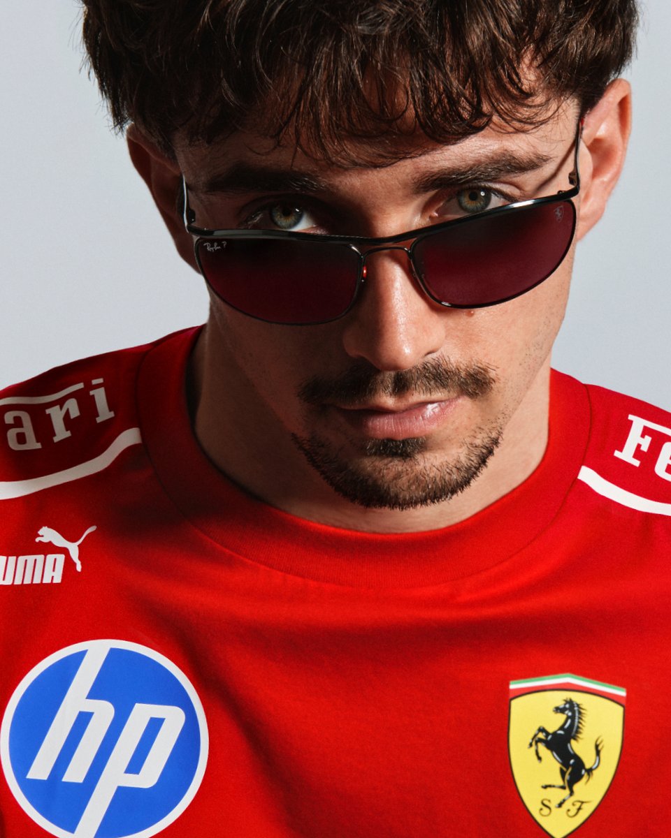 ray_ban's tweet photo. This iconic design pays tribute to Scuderia Ferrari HP’s home race and legendary driver Michael Schumacher.​ 

Red-grey gradient wraparound lenses and a slim metal design to celebrate the Temple of Speed. https://t.co/xColMbbjb2