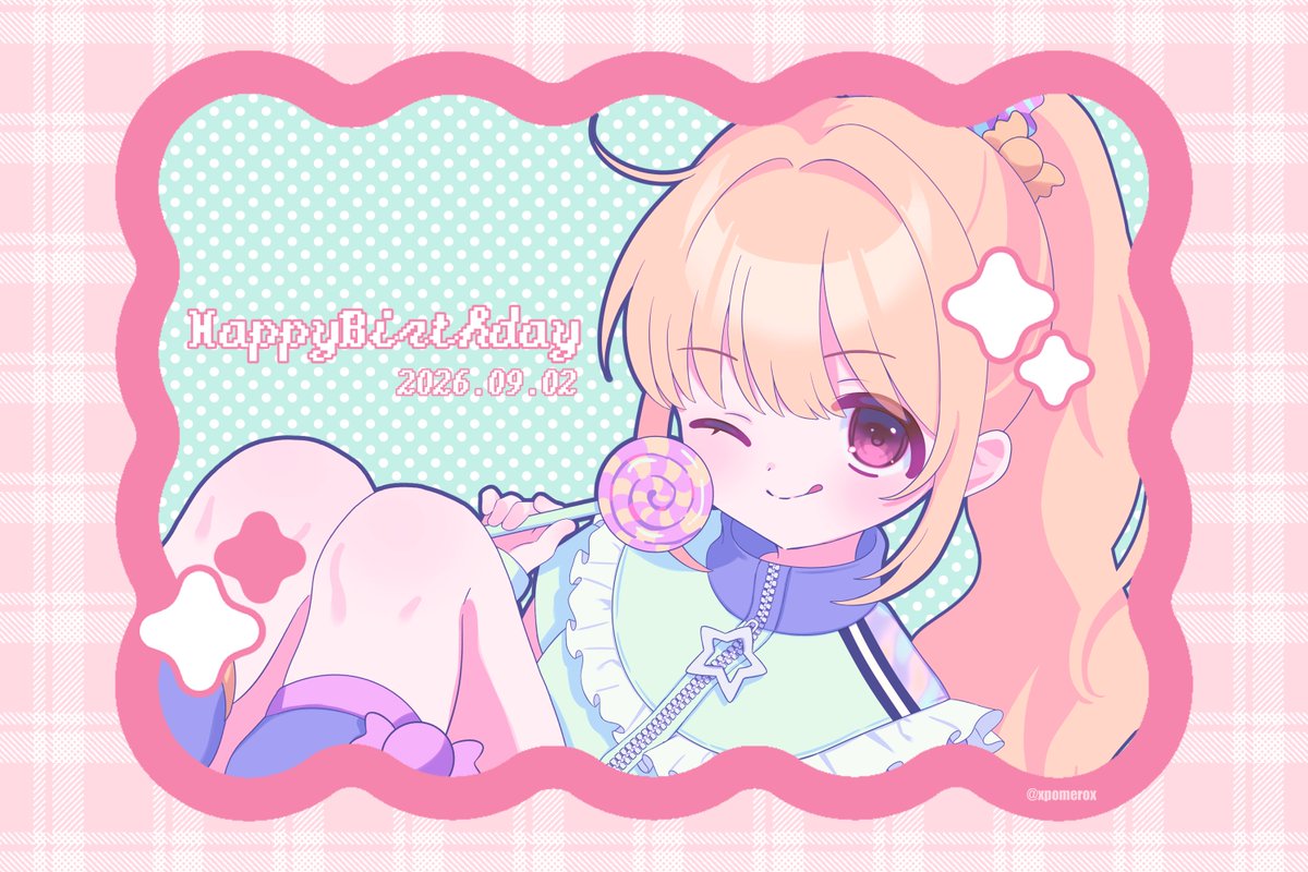 xpomerox's tweet photo. おめでとう🍭💗
 #双葉杏生誕祭2026 
 #双葉杏誕生祭2026 https://t.co/7SlWc3csVm