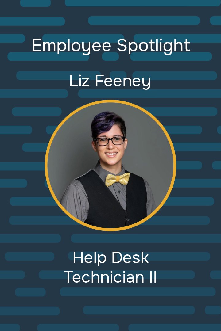 sysengineering's tweet photo. Meet Liz Feeney — Help Desk Team Lead at Systems Engineering. In less than two years, Liz went from eager learner to team leader, driving process improvements, supporting technicians, and giving back through community initiatives.

Read Liz's story here 👇
https://t.co/Mf6zShOlZY https://t.co/CBvhR2VVLy