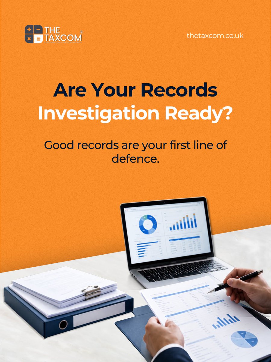 TheTaxCom's tweet photo. If HMRC contacted you today, would your records be ready?

✔ Accurate accounts
✔ Supporting documents
✔ Reconciliations
✔ Previous correspondence
Good preparation gives you a stronger starting point when questions arise.
📩 Message “HMRC”
#HMRC #TaxInvestigation #TheTaxCom https://t.co/fXylPknX4z