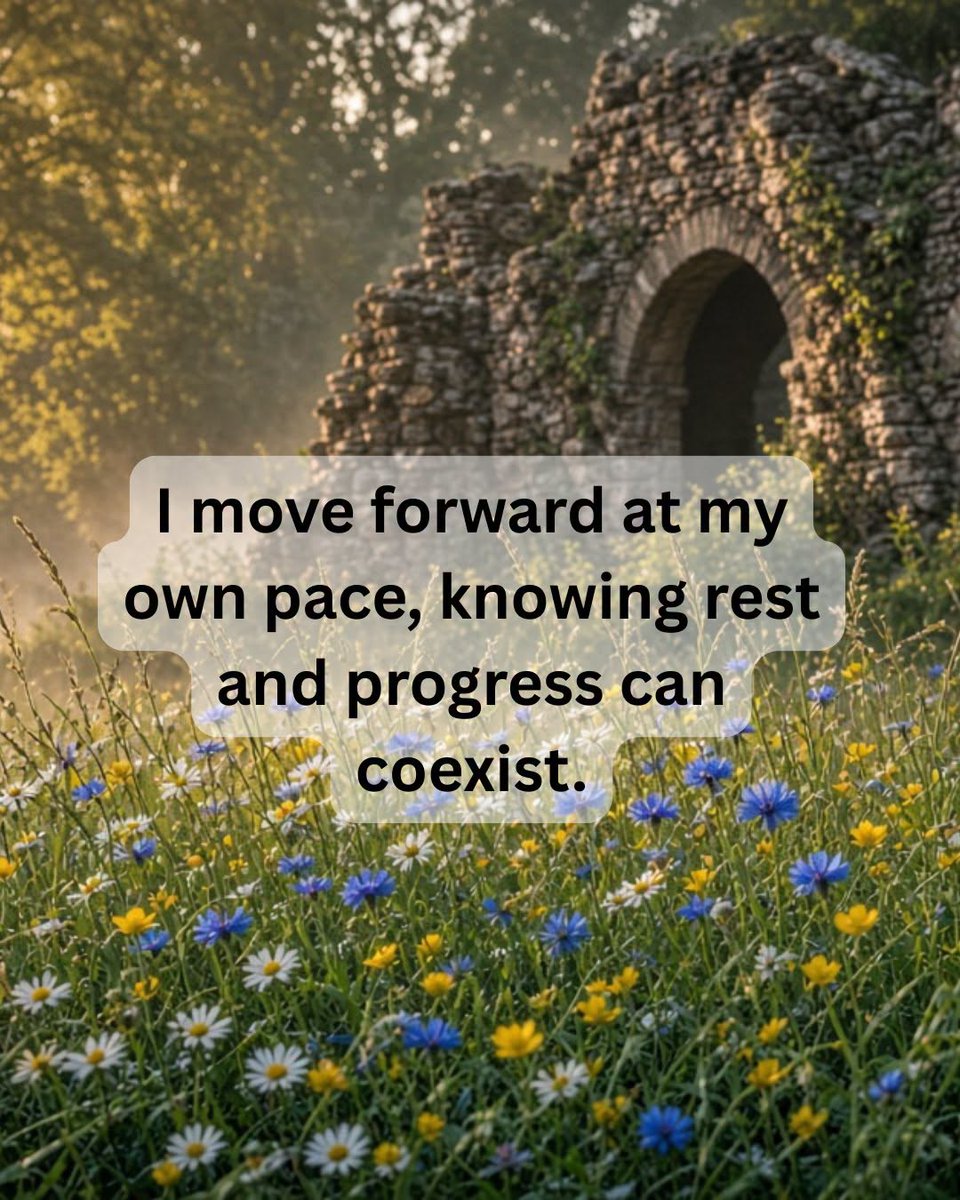 OdinsLantern's tweet photo. Soft light rests on the stone arch this morning.
The meadow does not hurry, and neither must you.
What will you leave unforced today?
#MedievalMindset https://t.co/jZ0U4OmoyO
