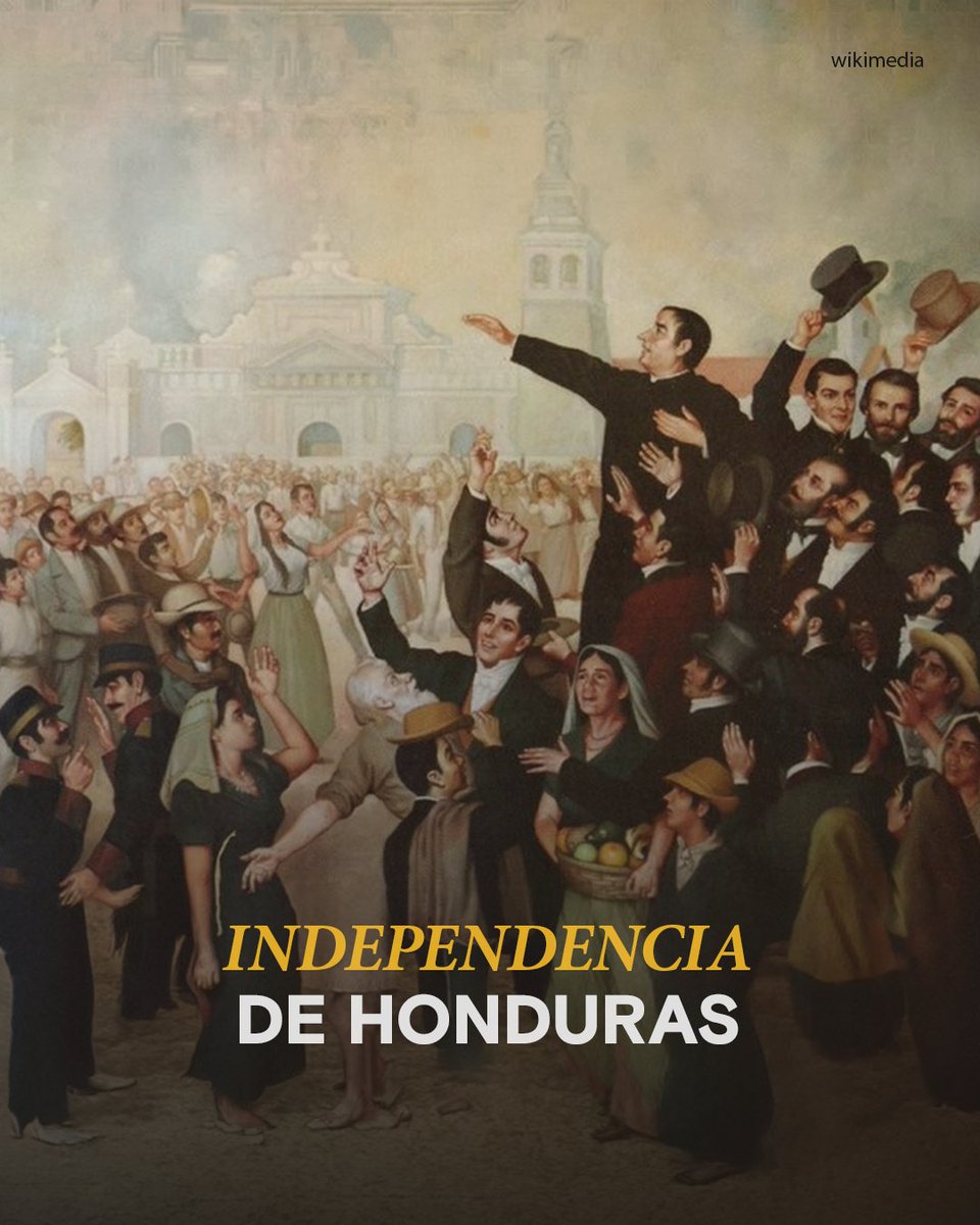 HistoryLA's tweet photo. #HoyEnLaHistoria En 1821, Honduras proclamaba su independencia de la monarquía española como parte del proceso de emancipación de Centroamérica. https://t.co/7JJooX3Yoi