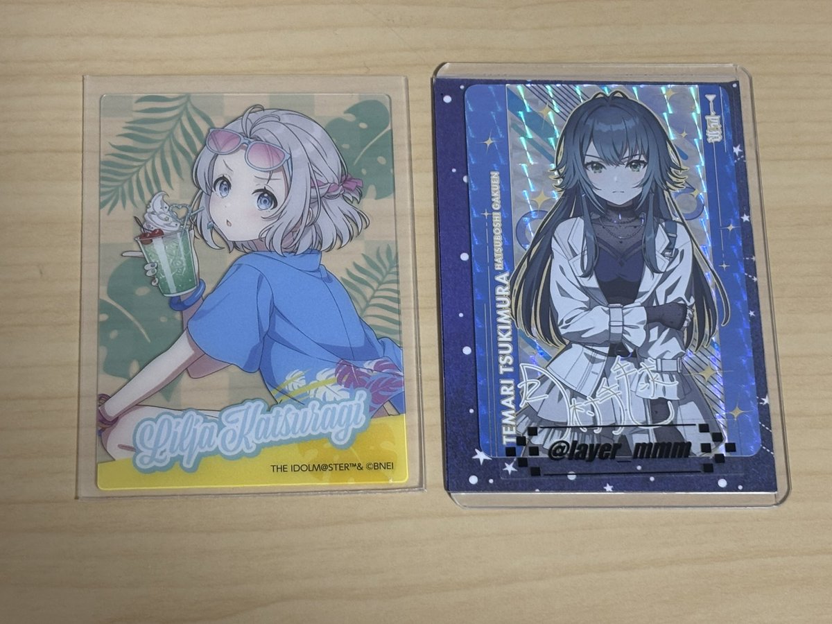 layer_mmm's tweet photo. 【交換】学園アイドルマスター 学マス ハツボシストア サマートロピカルアイスパーラー クリアカード

譲 リーリヤ
求 同種手毬

郵送交換希望📮

検索からでもお気軽にお声掛けください(⋆ᴗ͈ˬᴗ͈)” https://t.co/hYESAzXvsq