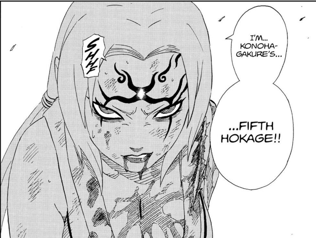 KingpinThawne's tweet photo. Or that Tsunade is a well written character that goes through her own arc and development that feels natural compared to some of female cast of Naruto https://t.co/dIqnIdH3Nd