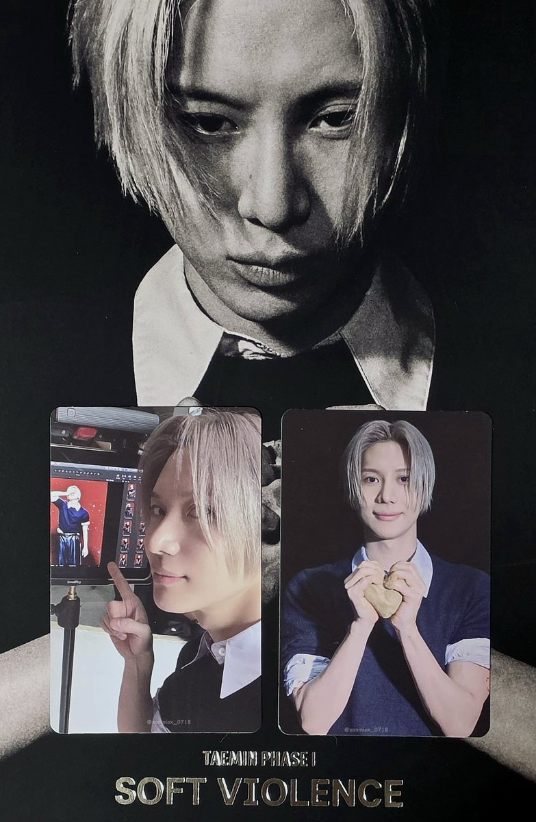 xoniniox_0718's tweet photo. 💿TAEMIN PHASE 1 : Soft Violence 
⤷ Photo Book - SWEET / BITTER Ver. 

𑣲 개미🐜 포카›ᴗ‹ 귀엽자나! ( 중복도 𝗁𝖺𝗉𝗉𝗒♥)

#PHASE1_SoftViolence
#태민 #TAEMIN #テミン #泰民 https://t.co/UV4QxSbkP8