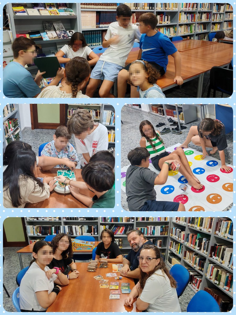 BpmLos's tweet photo. Comparto unas fotos de nuestra «Fiesta de Pijamas en la Biblioteca Municipal 2026» 🥳😴⛺

Cenamos, jugamos, charlamos, cantamos, bailamos,... ¡Menos dormir, casi de todo! 😂

Hasta salimos a ver el eclipse un ratito, que se veía muy bien (aunque en las fotos no lo parezca 🤦🏼‍♀️). https://t.co/UOUVplU72a