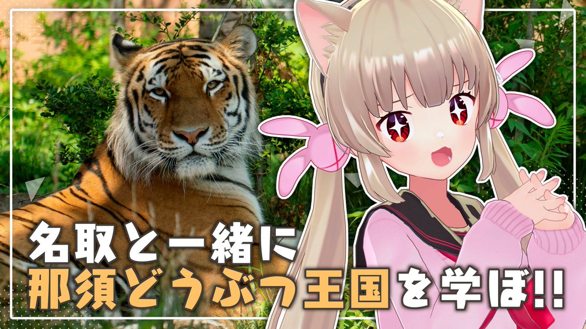sana_natori's tweet photo. 【配信告知】9/2 20:00

9/3からは那須どうぶつ王国コラボ後半戦開始！
今回も宮地さんをゲストにお招きして、
色んな動物たちの特別映像見ちゃお！

--
🐇那須どうぶつ王国さんコラボ #名取と行くなすど
🔴https://t.co/9o2XJUg2mL https://t.co/MdQg6MNh5o