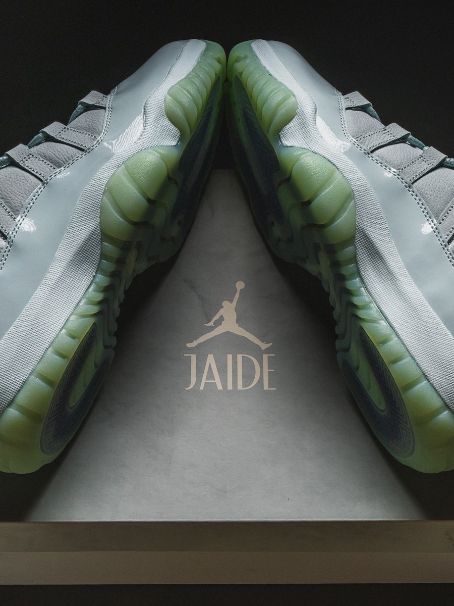 houseofheat's tweet photo. BEST LOOK YET: JAIDE x Air Jordan 11 Low 'Fiberglass' 😮‍💨

• Fall 2026 https://t.co/CqPol04KIR