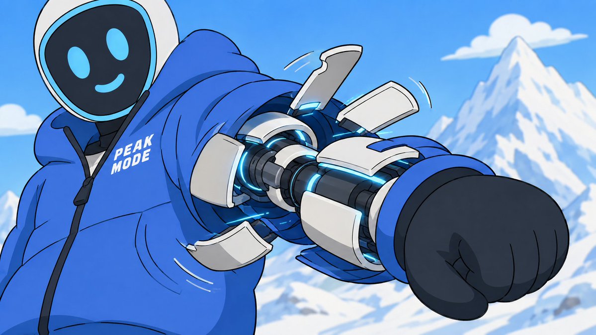 PeakMode_'s tweet photo. Its time to level up &amp; go full $PEAK MODE.
It's not about the destination, it's the journey.
First Himalayas, next mars! 🏔️🪐 https://t.co/ANeVicK4qp