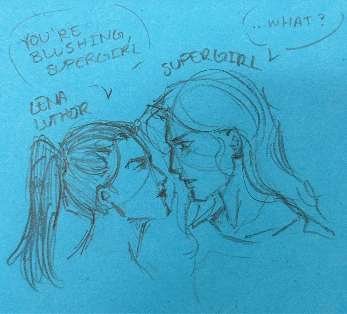 astrozorel's tweet photo. HEEELLLPPPP I CANT GET THEM OUT OF MY HEAAADDDD HELP MEEE #SUPERCORP https://t.co/MogP3tb0Sq