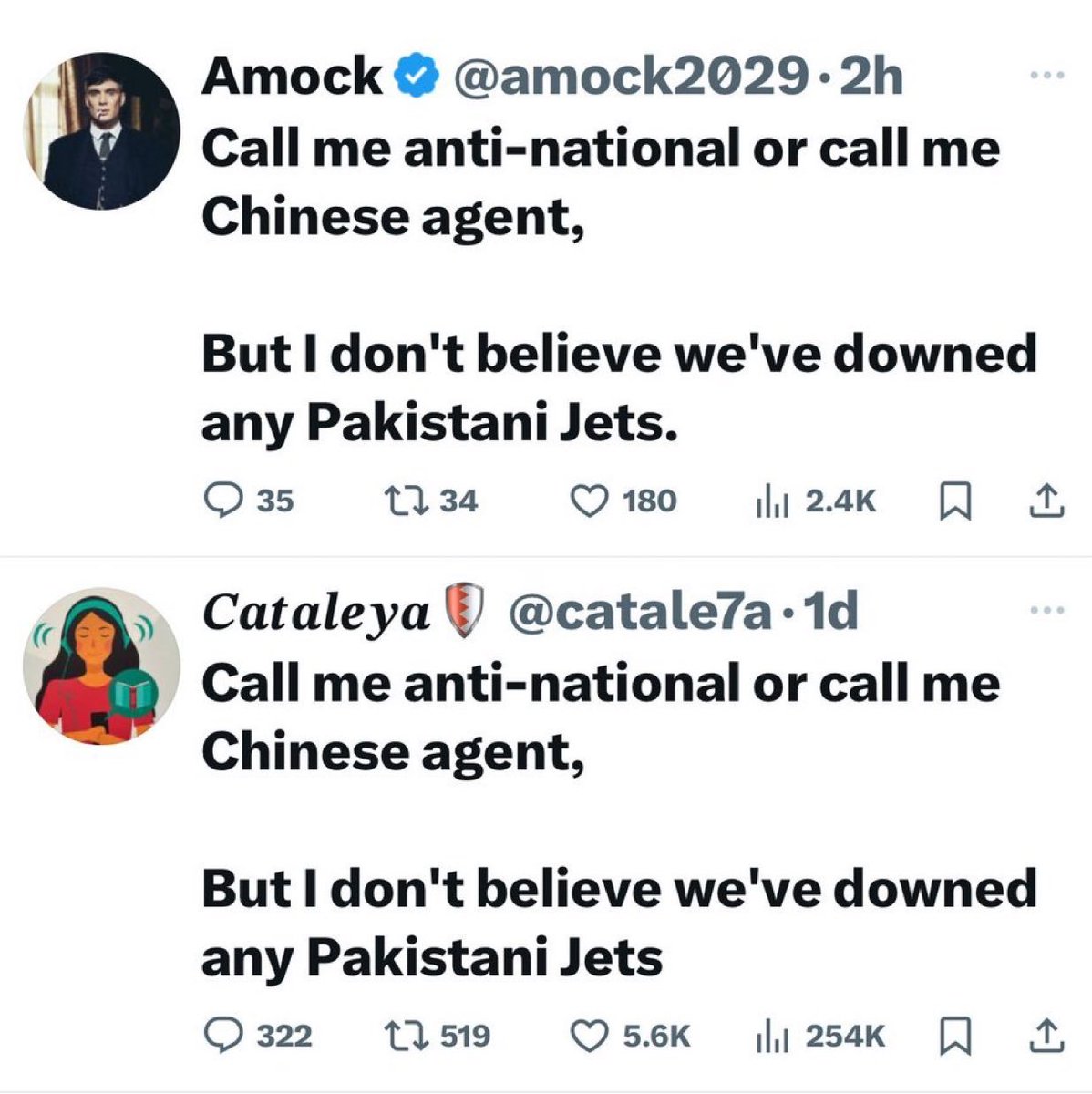 rishibagree's tweet photo. These Congress traitors were doubting our IAF during Operation Sindoor. 
Today they are threatening Gen Z to delete their tweets https://t.co/wiOrL2MJvz
