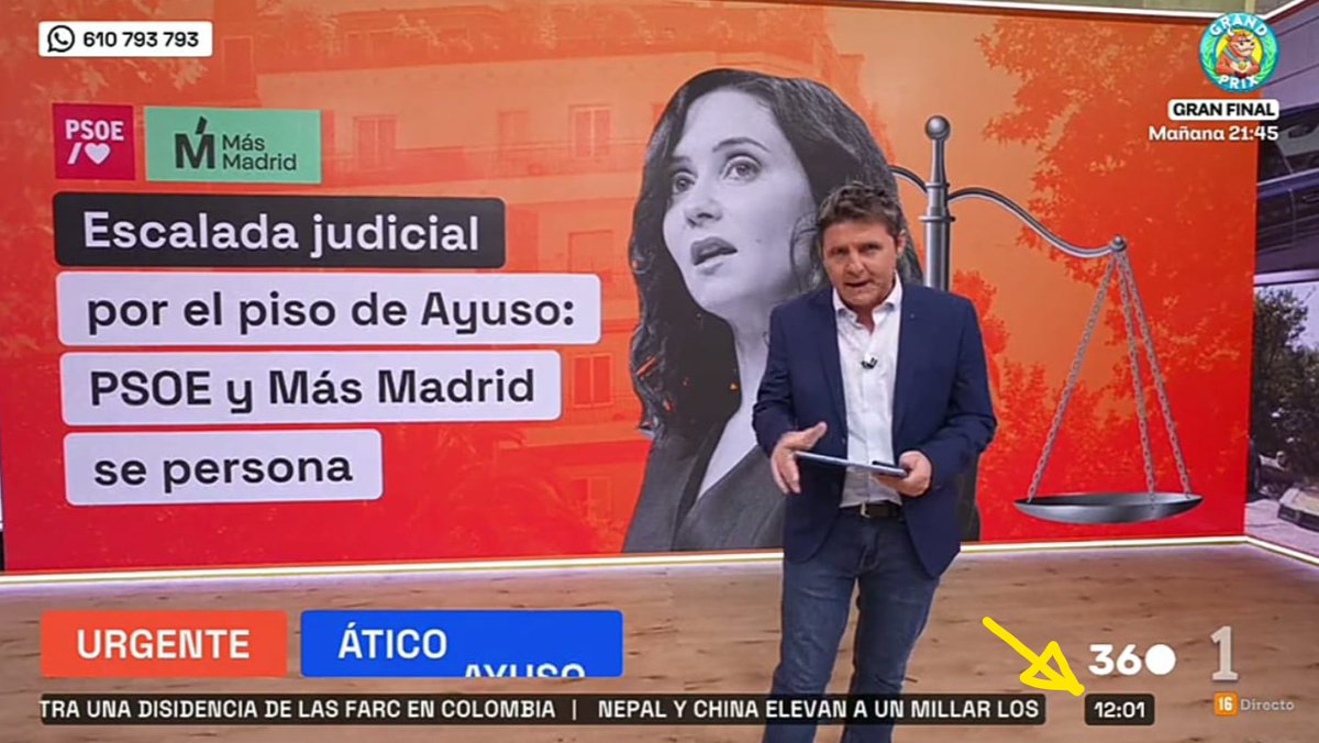 casablanca1140's tweet photo. @MananerosTVE @LuisArroyoM #Cintora en #Mañaneros prioriza con el ático de @IdiazAyuso y lo trata durante 53 minutos interrumpidamente. Luego trata lo de Ceuta, pero poniendo el foco en el papel de la oposición.
@rtve, la tele que pagamos 'todos'... 🤥 https://t.co/CNtmClT1ky