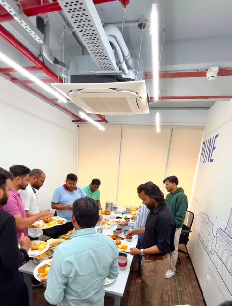 AmitKumarA's tweet photo. Can you guess which is the one meeting that everyone would love to attend?

POTLUCK!!😄

A potluck at our Pune HS office, with everyone bringing a little something from their own kitchen — and somehow, a regular workday felt a lot less like one.

Different food. Different cultures. Different stories.
But the same “what did you bring?” followed by “okay, I need to try that” conversation.

It’s funny how the simplest things can bring people together.

#Culture #NoBroker

@nobrokercom