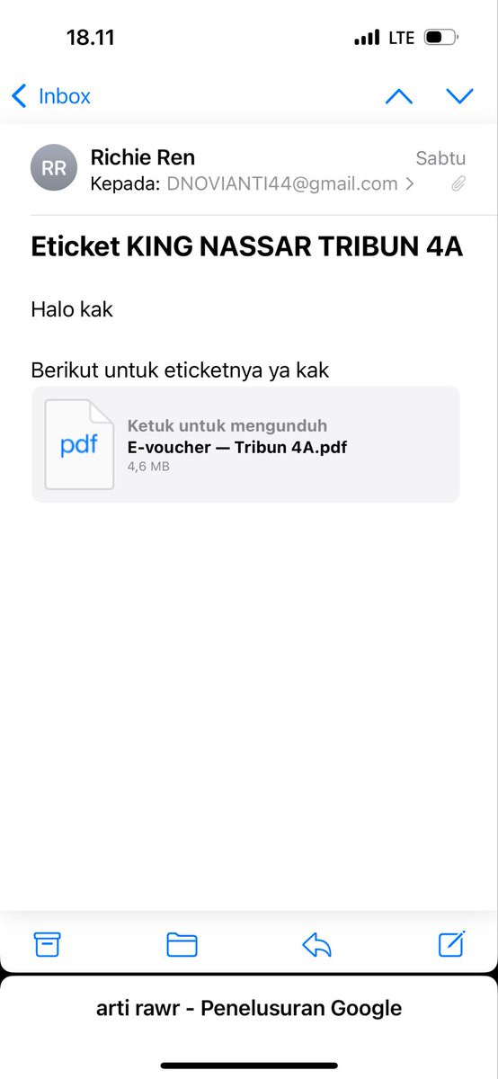 devinovii's tweet photo. ada yg pernah order tiket konser disini ga sih? #tiketkonser #tiketkonsernassar https://t.co/UpESJCs1oh