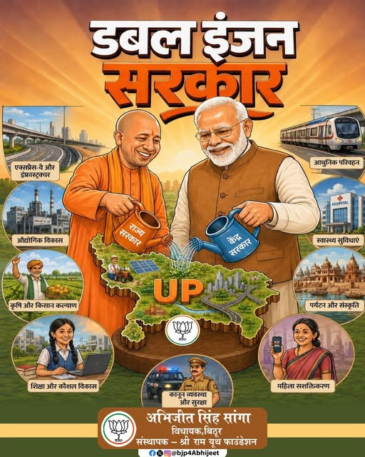 BJP4Abhijeet's tweet photo. सींच रहे हैं सपनों की धरती,
खिल रहा है नया उत्तर प्रदेश!
#NayaUttarPradesh #upyogivision #BJPForUP 
@BJP4India @narendramodi @AmitShah @NitinNabin @BJP4UP @myogiadityanath @TawdeVinod @IJAGDISHPATEL https://t.co/GGw8krELzl