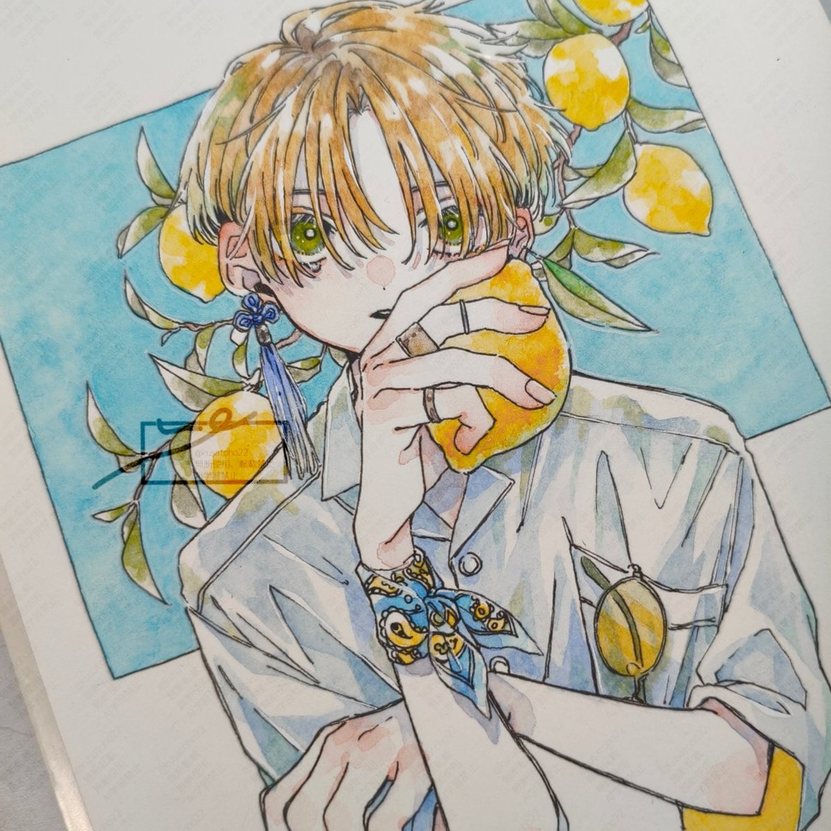 kusatoho22's tweet photo. 🍋
#透明水彩 https://t.co/lXWNAc6aOu