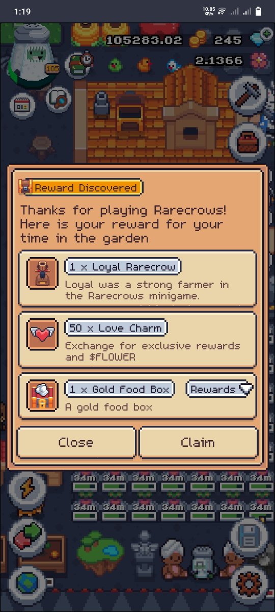 zoedAgain's tweet photo. @0xSunflowerLand
Free = loyal rarecrow , love charm,and Gold foodbox thanks to rarescarecrow😍😋😘
#RareCrows
#SunflowerLandFarm
#SunfloweralandWeekly https://t.co/uFoqwznOwB
