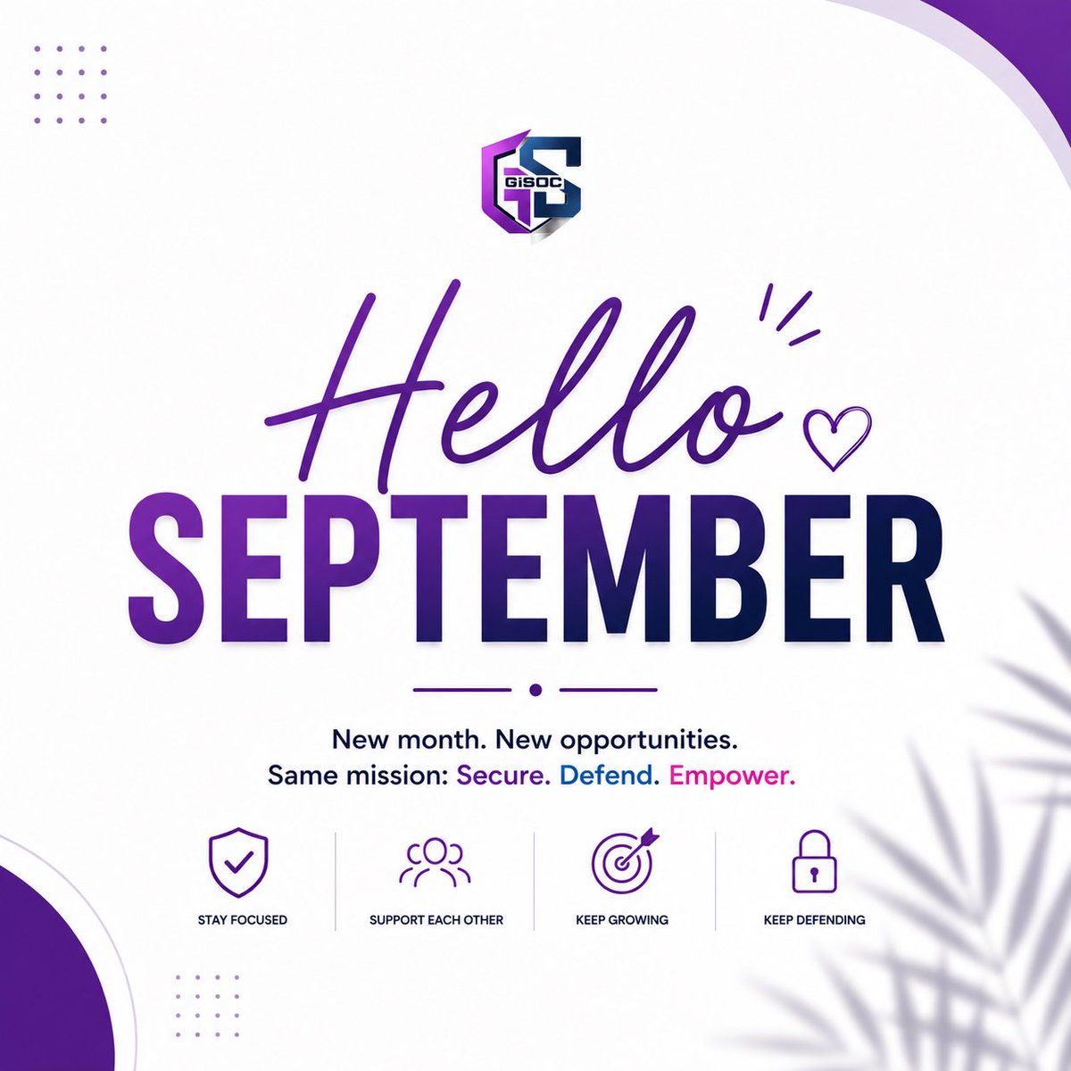 Gisoc_'s tweet photo. Welcome to September! 🛡️🚀
This is the month we shift gears. GiSOC Cohort 3 officially hits the labs to master DFIR, Malware Analysis, and Threat Intel over the next few months.
Happy New Month, defenders! 🌍💻
#GiSOC #Cybersecurity #WomenInTech #HappyNewMonth https://t.co/SjnnKAraBR