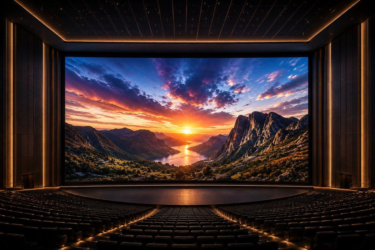 _ScreenObsessed's tweet photo. 🌟Wishful Thinking🌟

I want to live to see the day when someone builds an #IMAX sized(or atleast close) LED screen.

Nothing quite matches the colour and sharpness of LED and the scale of an @IMAX screen. Bringing the two together would be the absolute peak of screen marvel 🤯🎬 https://t.co/KrUfzZIwcp
