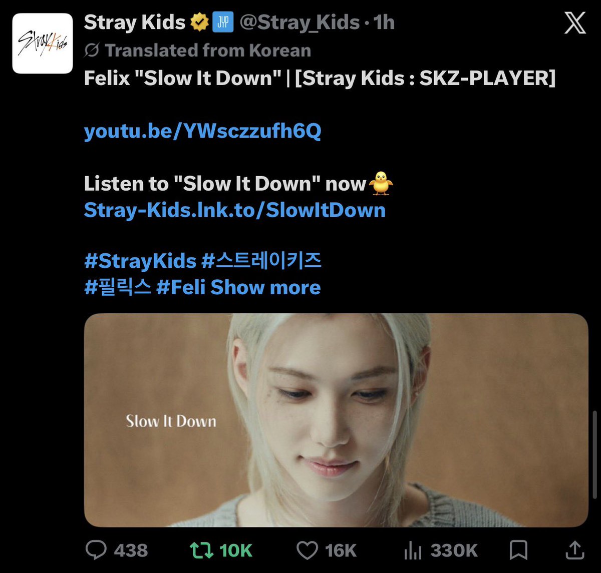 pixievll's tweet photo. Felix releasing his first ever skz player &amp; Changbin at the AUTRY event with his newly released collaboration with the brand…. CHANGBIN AND FELIX WE’RE SO FCKING PROUD OF YOU 😭😭😭 https://t.co/xtYuAMj0UJ