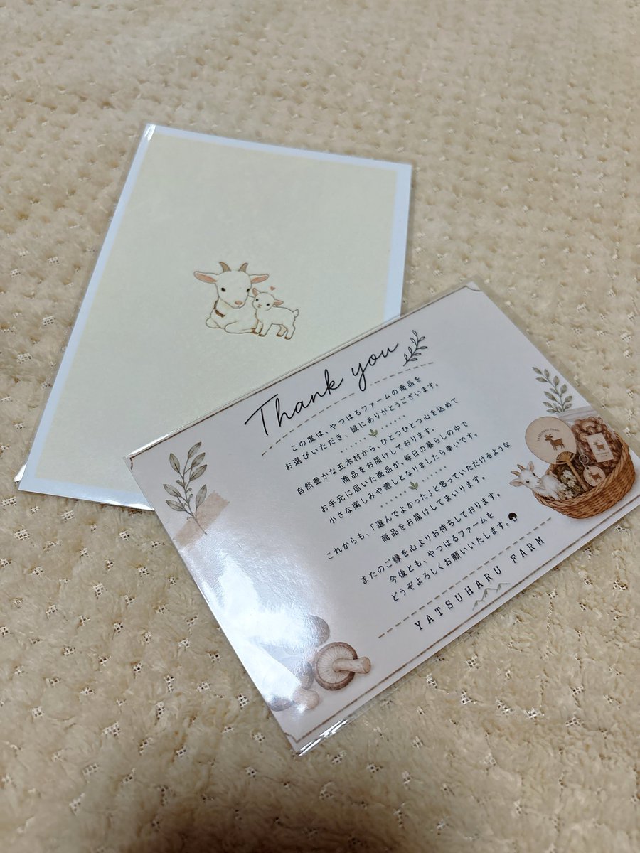 M_minimal0723's tweet photo. 熊本県にあるやぎのよりみち・やつはるファーム様のオンラインショップでの購入品。ヤギのフォトカード可愛い過ぎました♡癒し系✨️
#ヤギ https://t.co/cSdWQ4bdoA