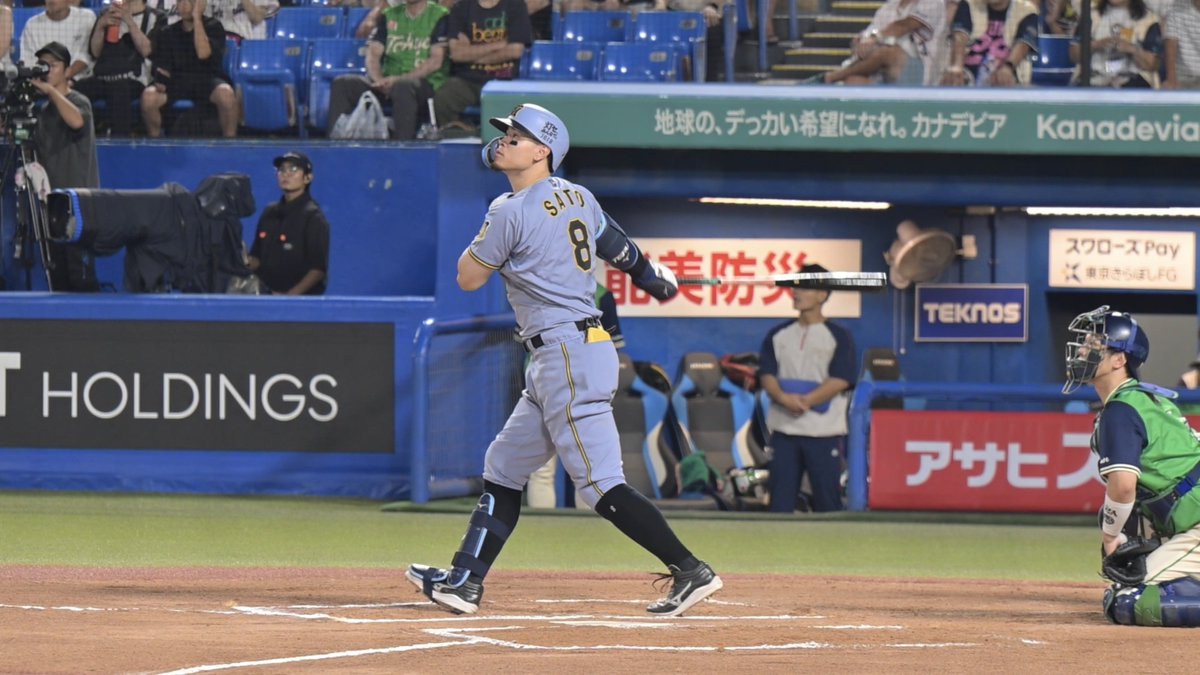tamae_sport's tweet photo. 佐藤輝明31号！！！！ https://t.co/KIlAZ1nrUd