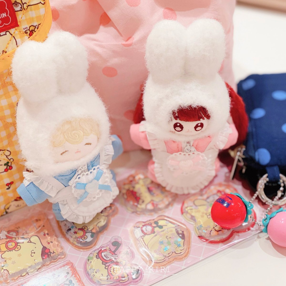 HAPPY_RIRI_'s tweet photo. 9월5일 #솜프리마켓 에 참여합니다.ᐟ
R11 해피리리와 토마토마토

🐰토실보넷 미니(5cm)
. . . 사이즈  S / M . . .

많이 놀러와주세요♡⁺◟(●˙▾˙●)◞⁺♡

사진은 지인분이 찍어주셨습니다 감사합니다♡
 #솜프리 @somfreex @somfreemarket https://t.co/njzWkiE03l