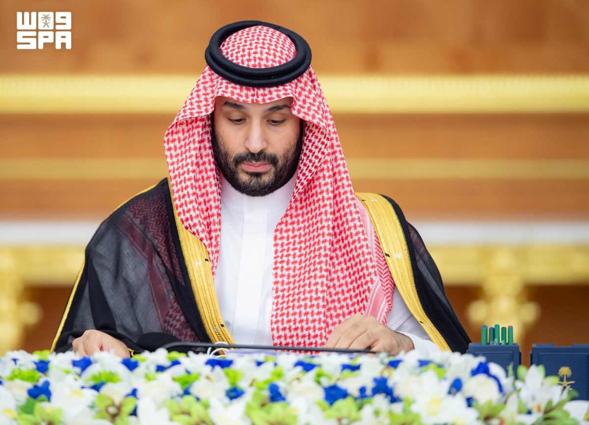 spagov's tweet photo. سمو #ولي_العهد يرأس جلسة #مجلس_الوزراء في جدة.
#واس https://t.co/5k7ULn6x9t