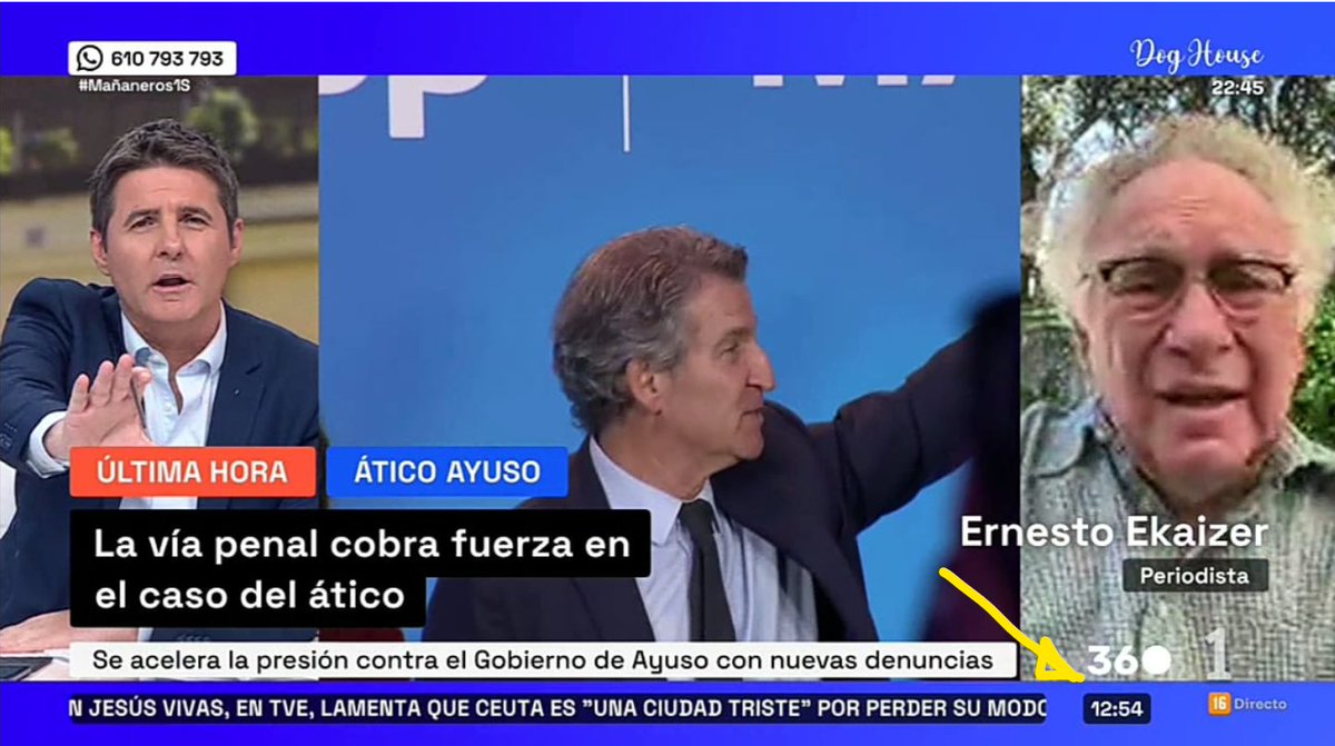 casablanca1140's tweet photo. @MananerosTVE @LuisArroyoM #Cintora en #Mañaneros prioriza con el ático de @IdiazAyuso y lo trata durante 53 minutos interrumpidamente. Luego trata lo de Ceuta, pero poniendo el foco en el papel de la oposición.
@rtve, la tele que pagamos 'todos'... 🤥 https://t.co/CNtmClT1ky