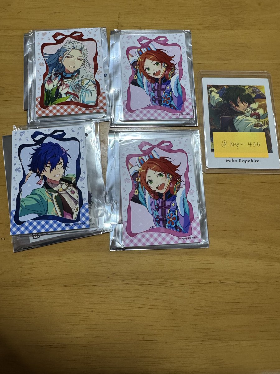 kny_436's tweet photo. 【交換】 あんスタ ミニブロマイド&amp;硬質カードケース

譲 凪砂 ジュン ひなた2

求 茨 みか

・郵送or大阪手渡し
・できれば2:2の方優先
・ひなた1点お声掛け中
検索からでもお気軽にお声掛け下さい https://t.co/6i7bDYlNg2