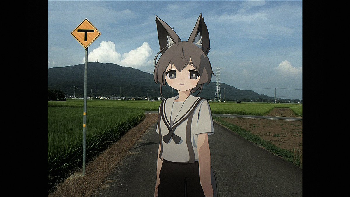 siro1932's tweet photo. #MadeWithVRM 
vrmモデルと実写映像の色味の馴染ませを試みてみました…！

MToonのLit ColorとShade Colorをこまごまと調整しています(+コンポジット)

https://t.co/WESnVMcJFz https://t.co/FtJ5ghzH5y