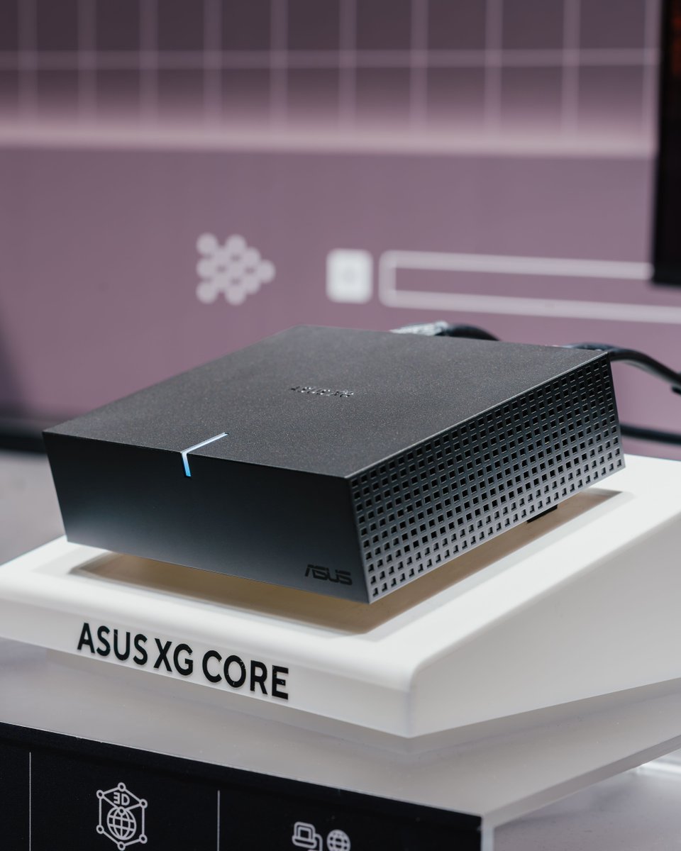 ASUS_ROGUK's tweet photo. Sleek design, serious power.

Meet #ASUS XG Core, powered by AMD Radeon™ RX 9060 XT LP

Compact. Lightweight. Game-ready 🎮⚡

Just plug in via USB-C 40Gbps and power up your laptop, mini PC, or gaming handheld

Explore now! 👉 https://t.co/qXgnCkS26T

#XGCore https://t.co/zrBP7mEBcr