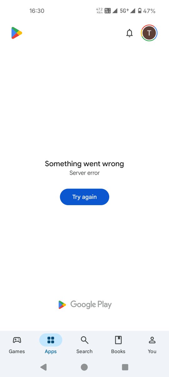Md_tausifS's tweet photo. Google play store crash.. Error https://t.co/LUYOvlSOuW
