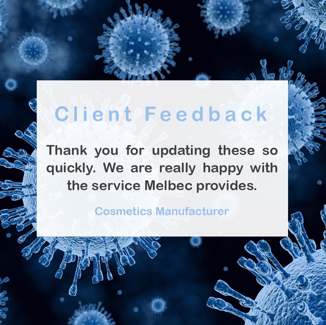 MelbecMicro's tweet photo. 🧫 We love what we do — and so do our clients!

Here’s what one of our Clients had to say about our microbiology testing services.

#MicrobiologyMatters #LabLife #TrustedTesting #clientfeedback https://t.co/zh7eqlU0Ug
