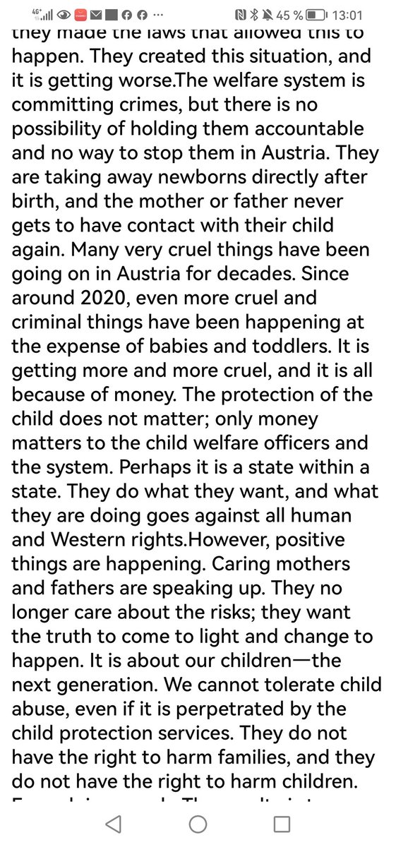TMitterlehner92's tweet photo. https://t.co/WMp4YDEE5D

#ChildWelfareCrisis #HumanRights #ChildrensRights #ParentalAlienation #FamilySeparation #FalseAllegations  #StopChildAbuse #Familienrecht #Obsorge #austria #ChildProtection #Justiz Skandal #ParentsSpeakingUp   #EnoughIsEnough #ProtectOurChildren https://t.co/dH4tik67mi