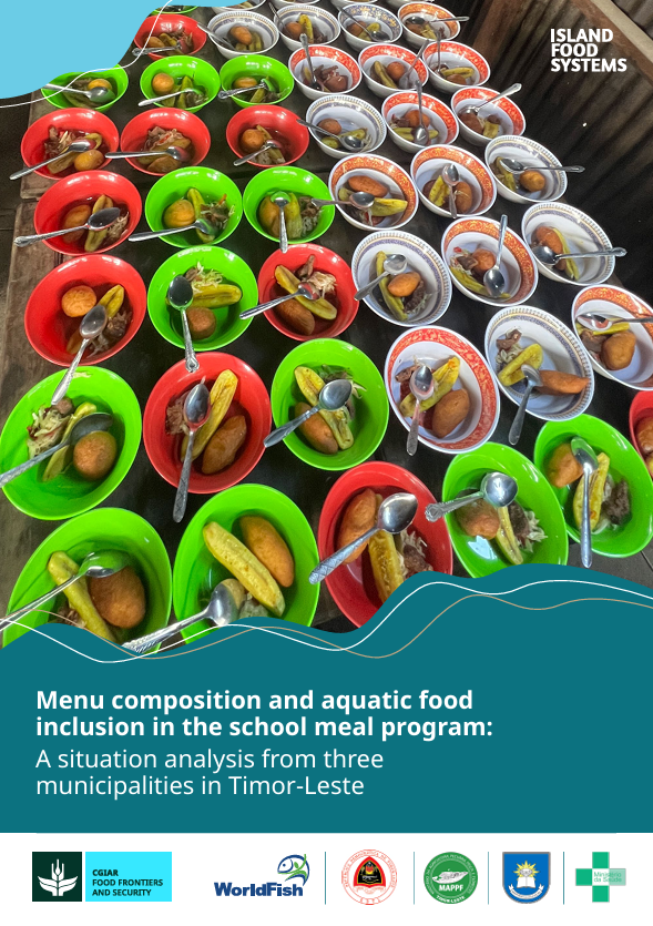 WorldFishCenter's tweet photo. 🐟 What role can aquatic foods play in school meals?

A WorldFish study across 60 schools in three municipalities in Timor-Leste explores what’s on the menu and the practical barriers to include more fish and aquatic foods.

Findings point to opportunities to improve dietary diversity, nutrition and the resilience of island food systems.

📖 Read the publication:
https://t.co/ozfHPrAc0e