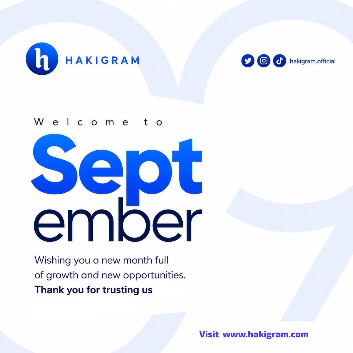 Hakigram's tweet photo. Welcome to September 💙

Visit https://t.co/xYwdovl6cy and claim your goodies 💃🏻💥 https://t.co/IbSx0qzHSI
