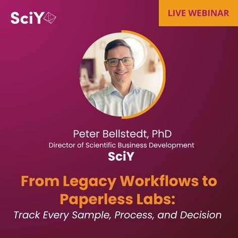 SciYSoftware's tweet photo. Webinar Last Call! When your lab outgrows spreadsheets and processes, control is critical. Join Peter Bellstedt on Sept 3 to see how sample-centric digital workflows improve traceability, automate data capture, and streamline reporting.
Register:
https://t.co/fmtZpTVx17
#LIMS https://t.co/YN3PTyw5sD
