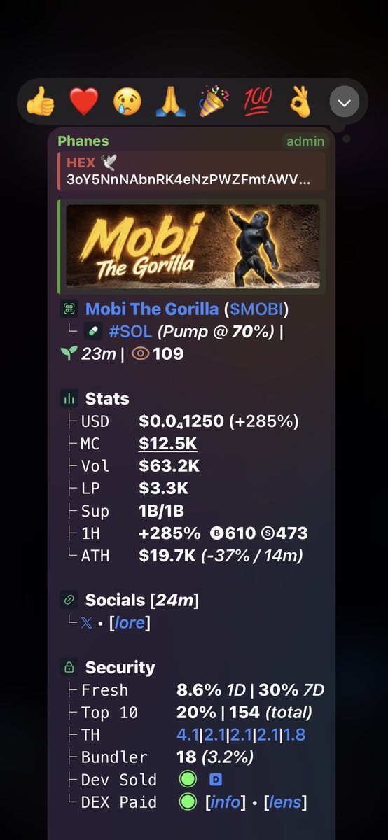 callerhex01's tweet photo. Watch your entry $MOBI
Gamble for now 🔥🍀

3oY5NnNAbnRK4eNzPWZFmtAWVW4RNumpni4XtGarpump https://t.co/GpAjPFpymN