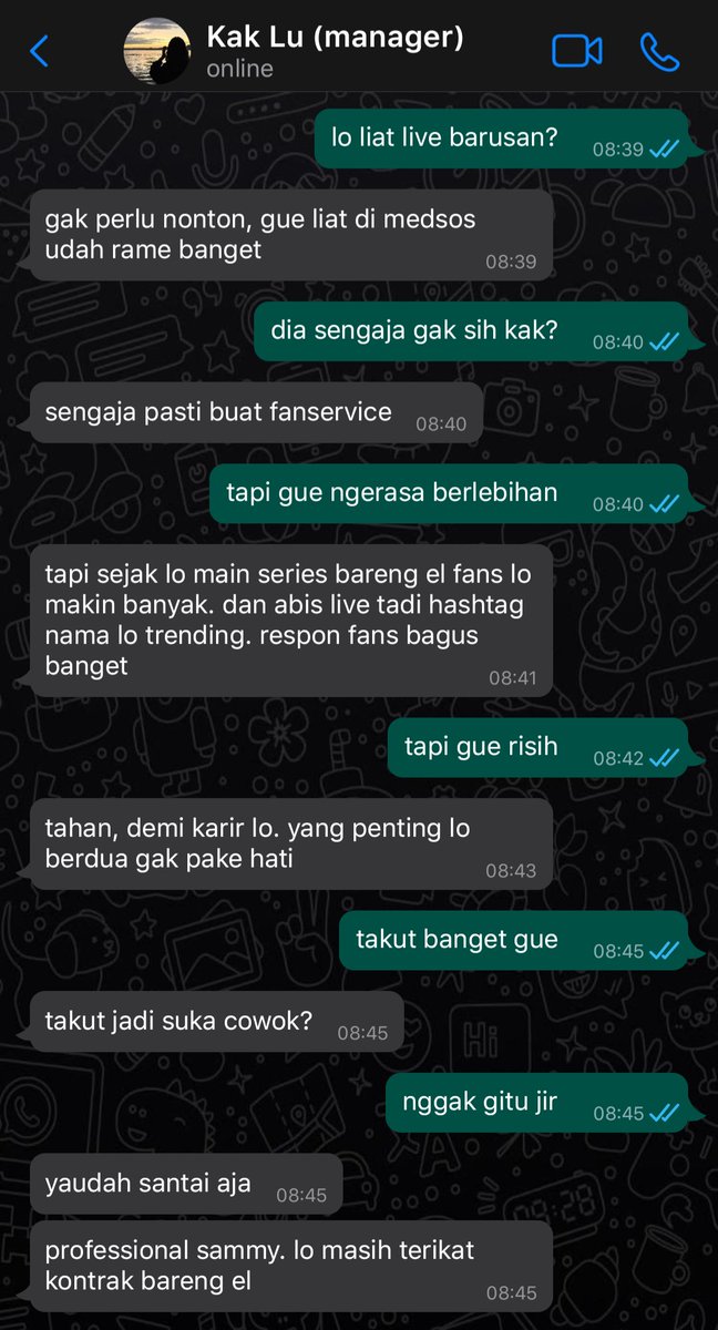 sleepyrin13's tweet photo. nomin prompt au.
ㅡfanservice 

mereka harus deket karena kontrak. kalau kontrak selesai artinya hubungan mereka juga selesai? https://t.co/7X4EJqY5zw