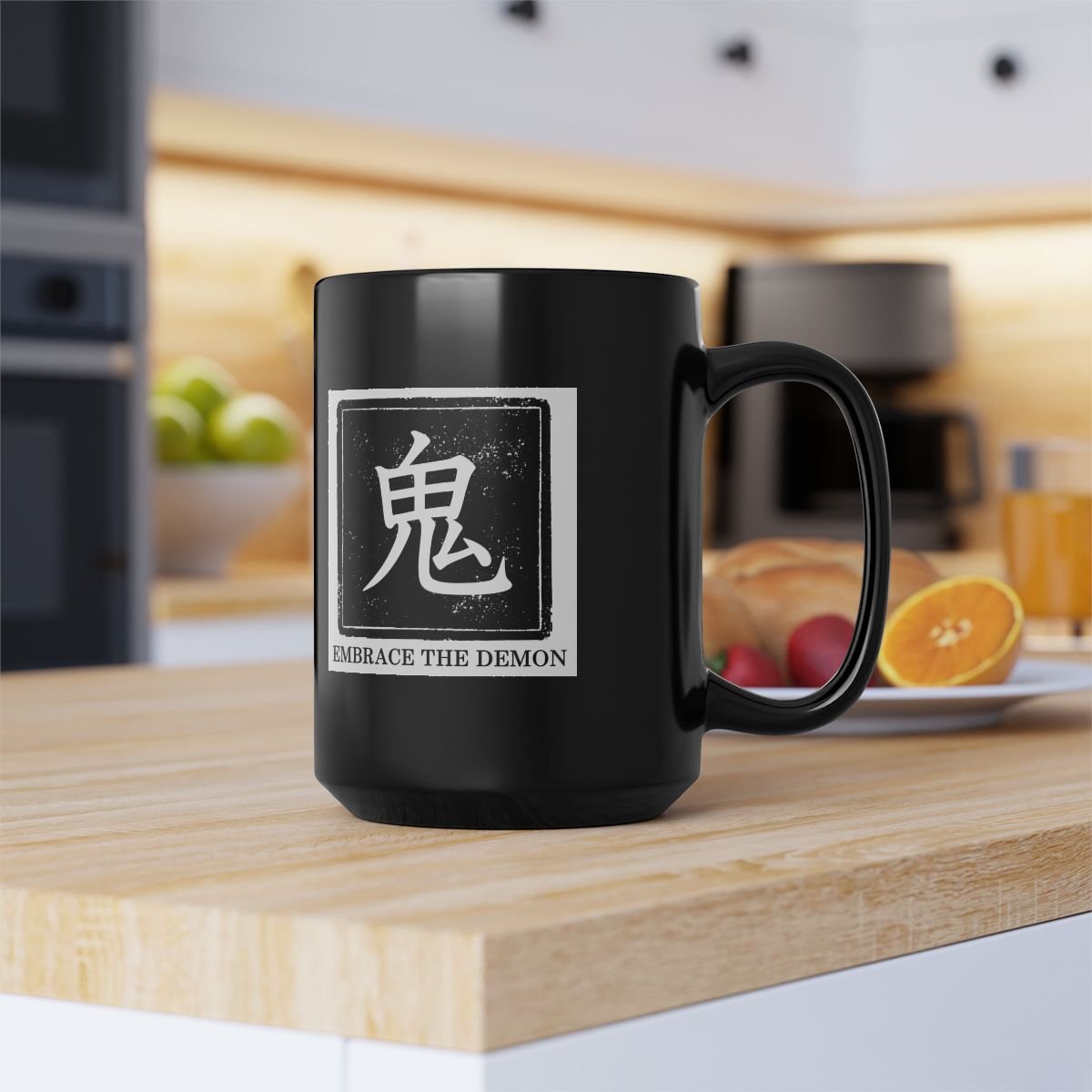 daihinmin_3's tweet photo. EMBRACE THE DEMON.

A bold Japanese-inspired mug featuring the kanji 「鬼」, paired with the statement “EMBRACE THE DEMON.”

Japanese-inspired design by NOMI JAPAN. https://t.co/7M2n3zyiyF