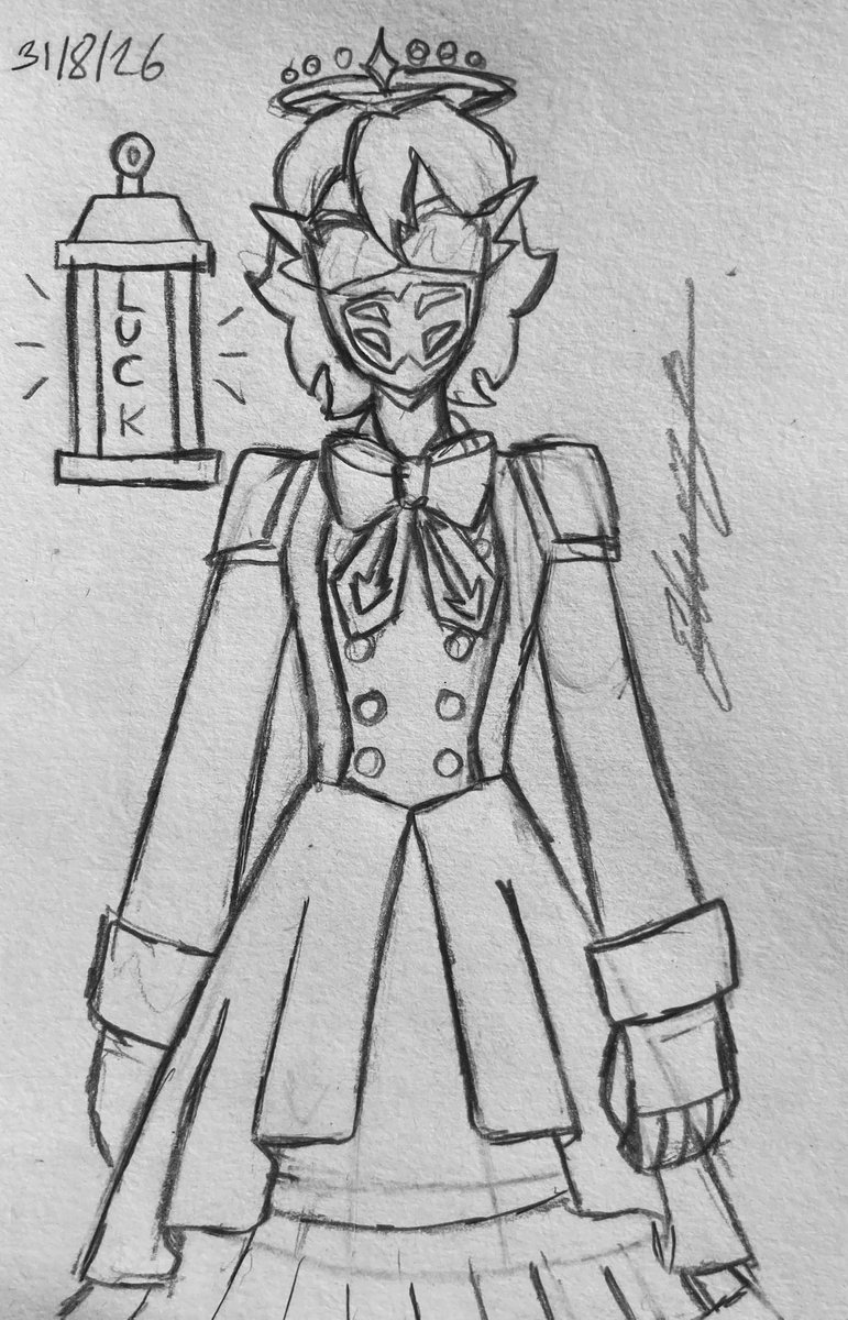 LanternLuck's tweet photo. Neptune in a dress

Another one checked off the list. 

This time his dress is inspired by lolita fashion

Not sure if he would like wearing a dress but he would Rock it

#Teass #eclispeandsaturnshow #teassneptune https://t.co/GKxptJStAQ