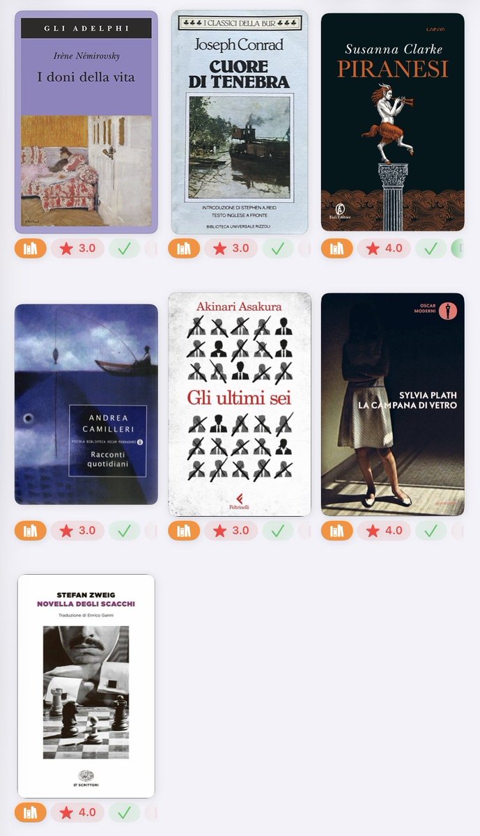 Hamieilcactus's tweet photo. Il mio #wrapup di agosto. 🍉 
Questo mese i miei preferiti sono stati Piranesi, La campana di vetro e Novella degli scacchi.
Ho molti buoni propositi per settembre e per l'autunno (che spero arrivi presto!)

#booktwt #libri https://t.co/wza68QMFpf