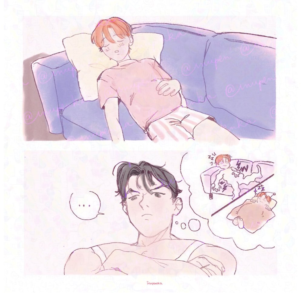 inupenka's tweet photo. J’ai essayé un truc #kyungdan #omegaverse https://t.co/ehJwEmQErn