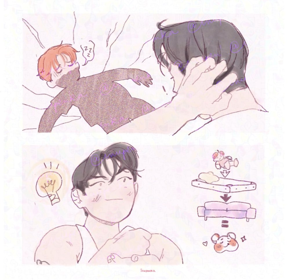 inupenka's tweet photo. J’ai essayé un truc #kyungdan #omegaverse https://t.co/ehJwEmQErn