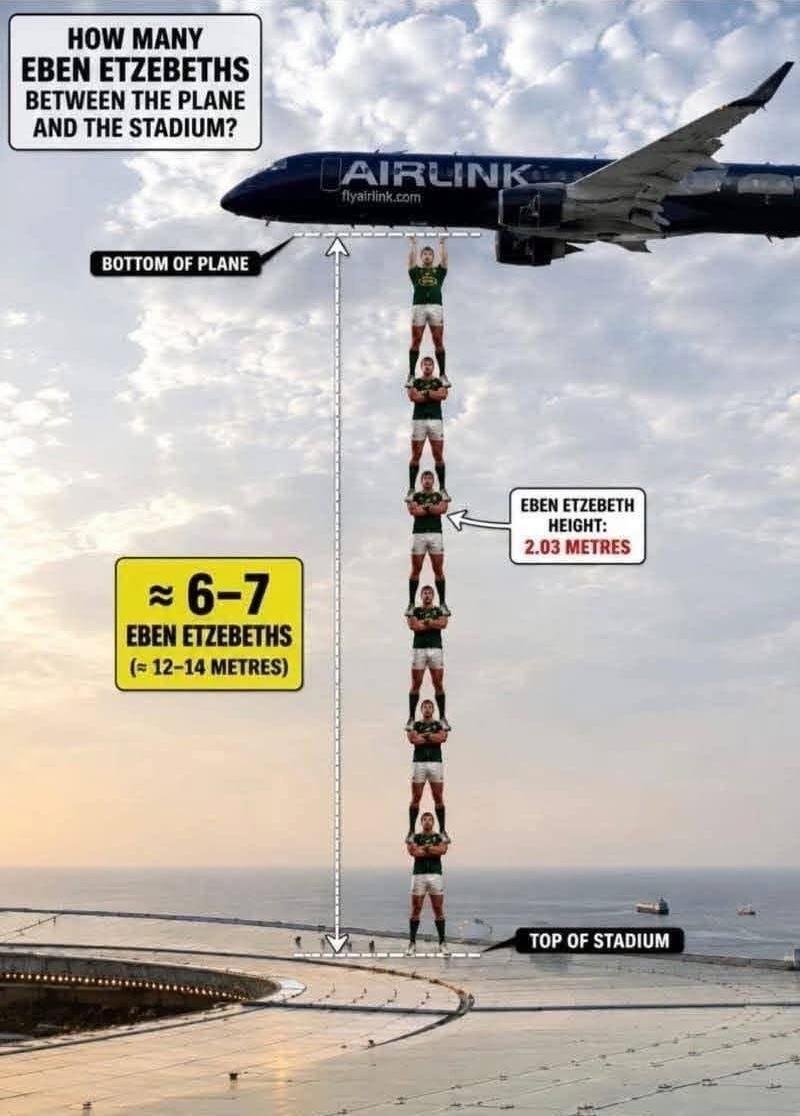 flappylinkgame's tweet photo. How many Eben Etzebeth's between you and the stadium? https://t.co/QGv1xazZSP

@EbenEtzebeth
@Springboks 
@Fly_Airlink 

#FlappyLink #Springboks #Airlink https://t.co/ZlQNkW6Qwf