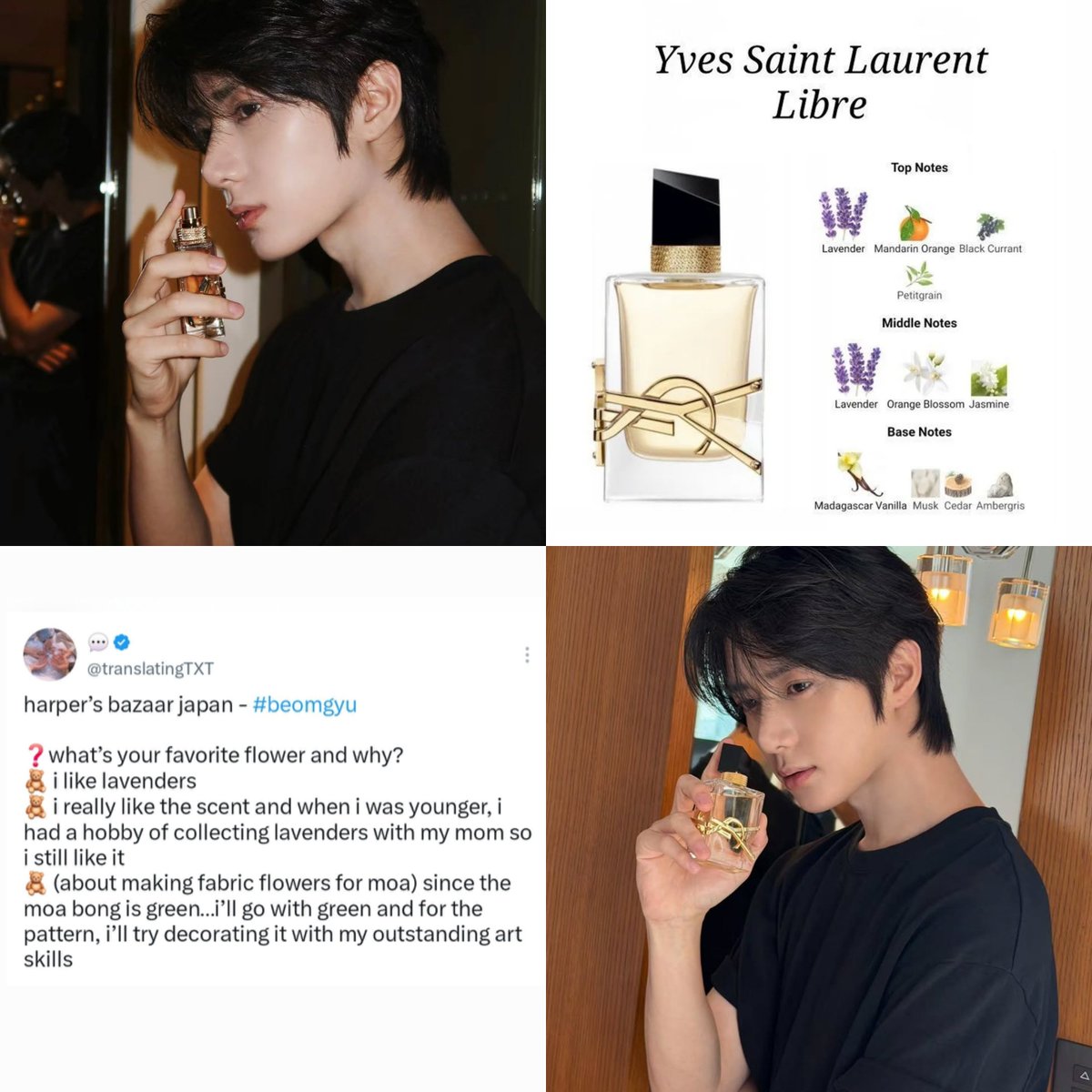 healbeom's tweet photo. the scent of lavender has a special meaning for beomgyu. as a child, his mom used to hang these flowers in their house, filling the space with a pleasant floral scent, which beomgyu loved very much and remembered, recognizing this smell even if he hears it only fleetingly💜 https://t.co/fSzdFeOy8C