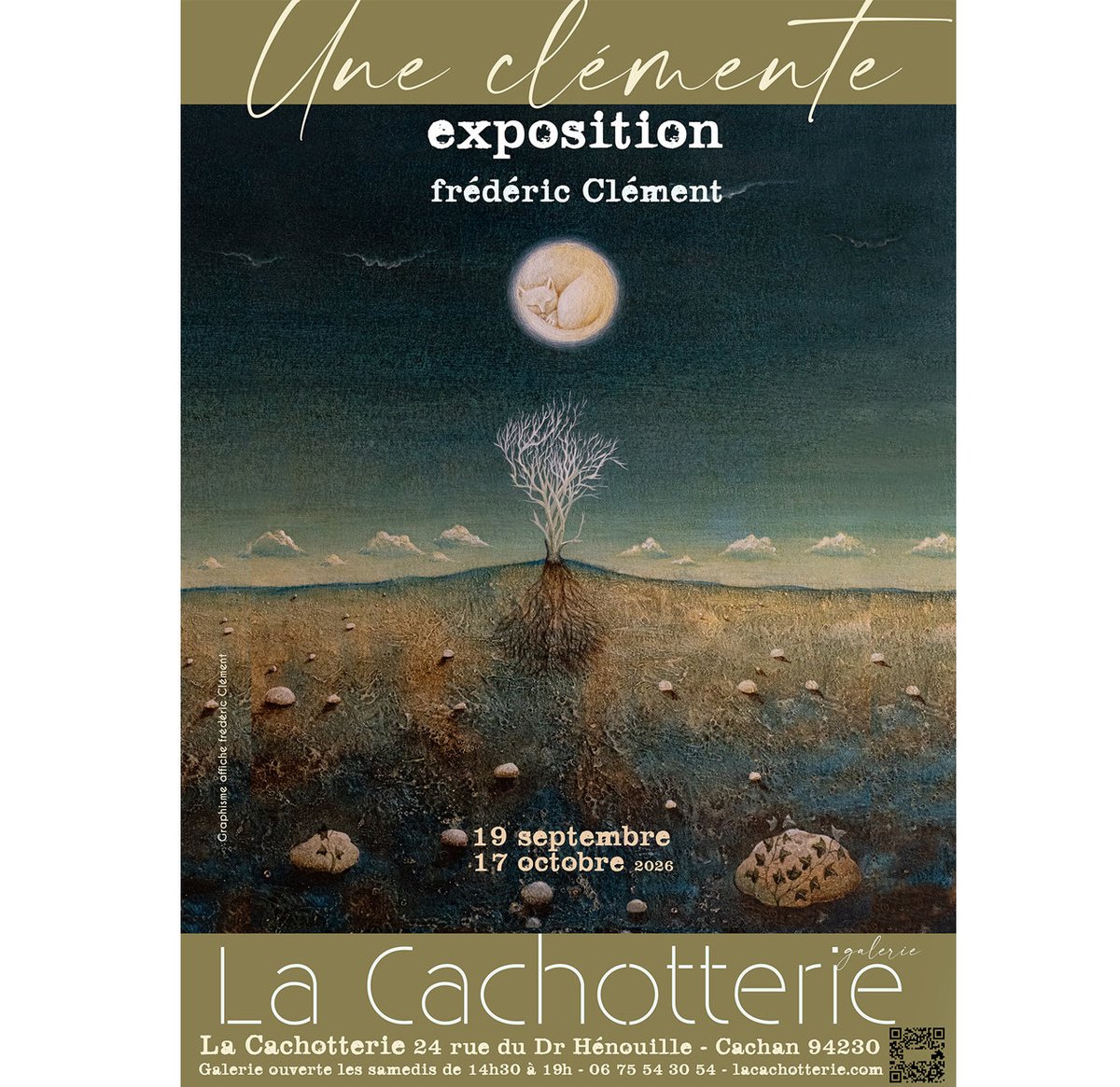 frederiClement's tweet photo. « UNE CLÉMENTE EXPOSITION » à partir du 19 septembre ( EXPO VENTES de (presque) toutes mes illustrations originales présentes. ) 
C’est à la galerie La CACHOTTERIE , chèr/es Fidèles et Curieux,  et en voici le visuel, l’affiche  : https://t.co/n3AaJ0zBST